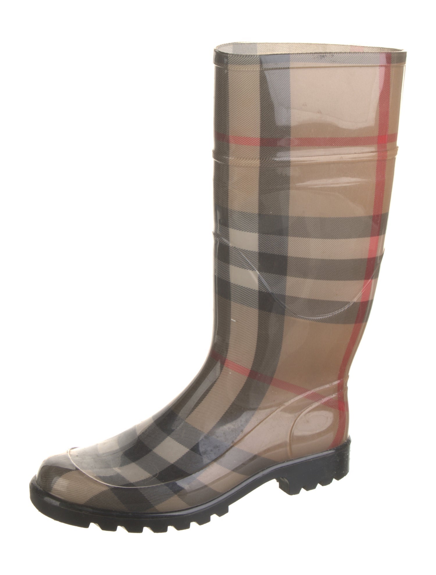 Burberry Rubber Printed Rain Boots