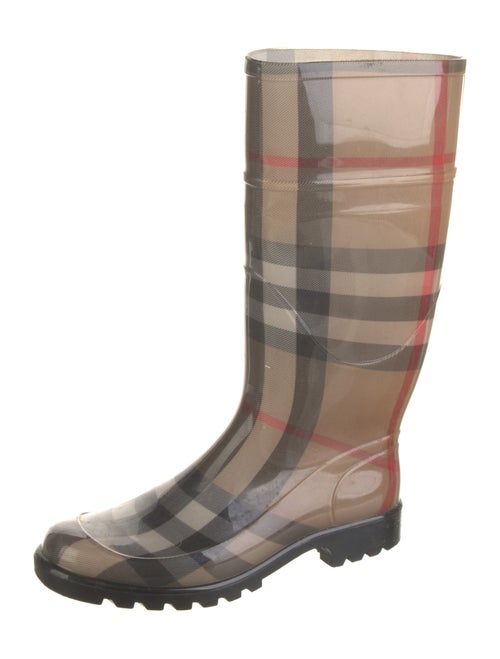 Burberry Rubber Printed Rain Boots