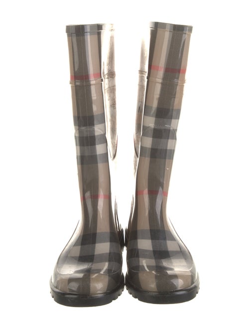 Burberry Rubber Printed Rain Boots