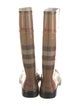 Burberry Rubber Printed Rain Boots