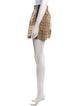 Burberry Plaid Print Mini Shorts