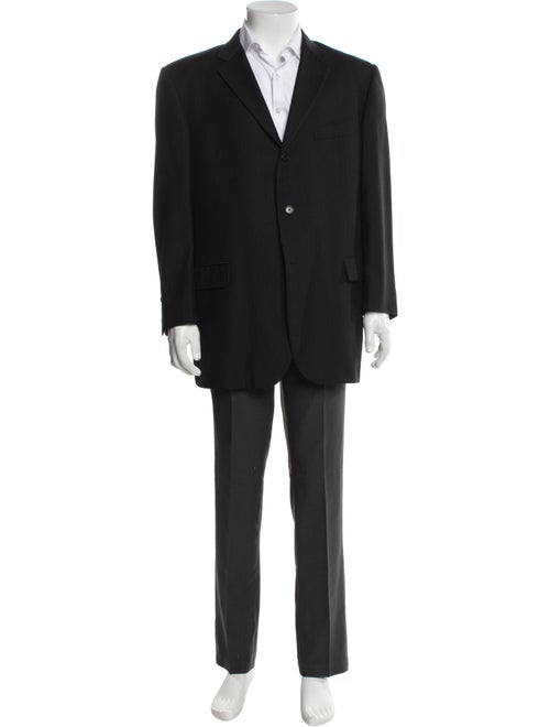 Burberry Beat Check Pattern Wool Blazer