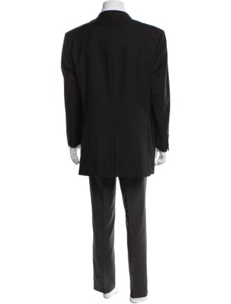 Burberry Beat Check Pattern Wool Blazer