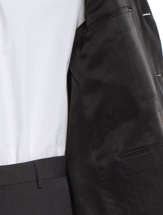 Burberry Beat Check Pattern Wool Blazer