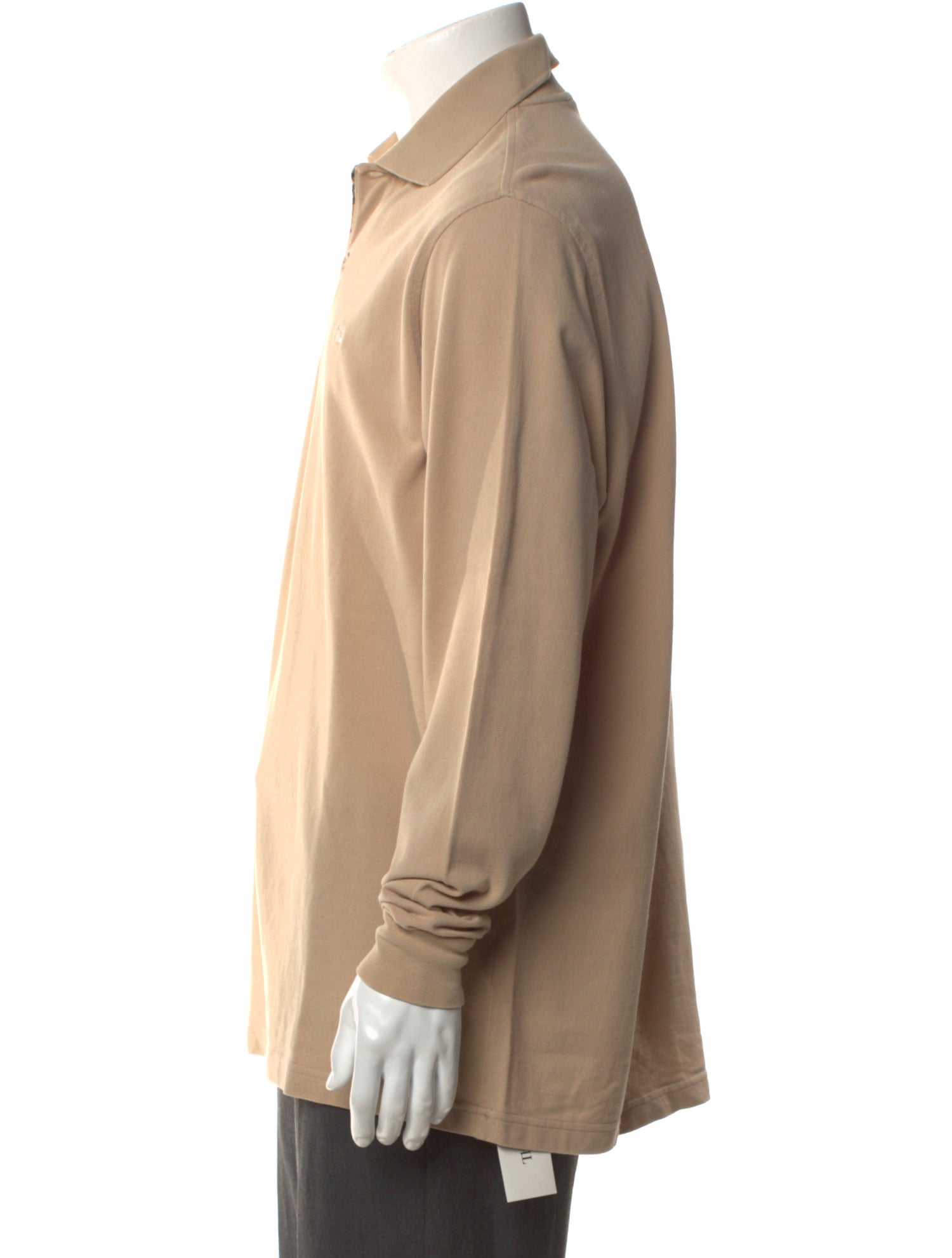 Burberry Collar Long Sleeve Polo Shirt