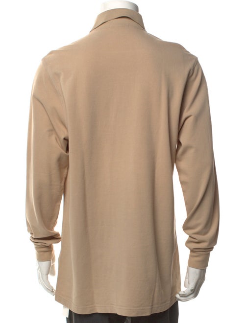 Burberry Collar Long Sleeve Polo Shirt