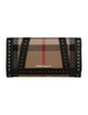 Burberry Canvas Printed Continental Wallet
