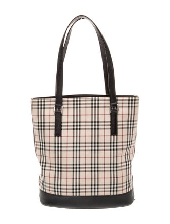 Burberry Nova Check Bucket Bag