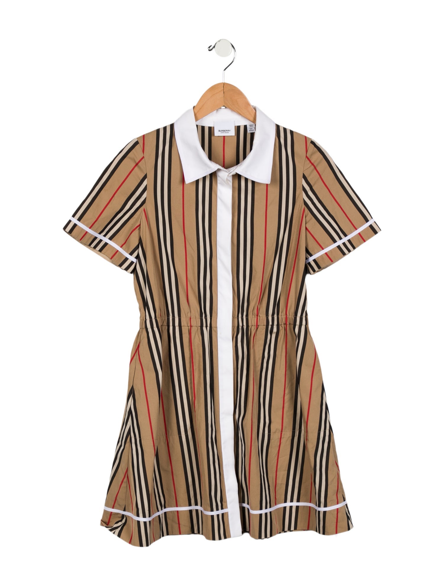 Burberry Girls' Printed Short Sleeve Dress