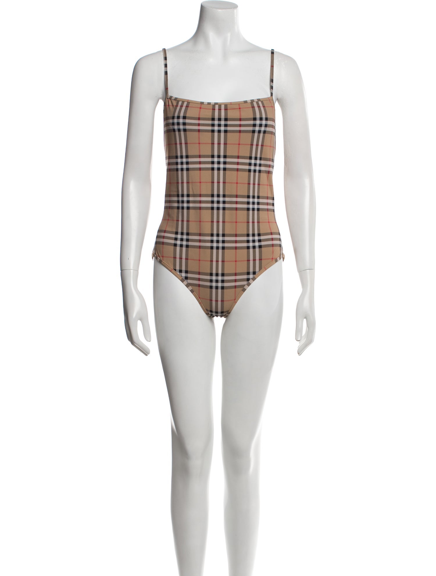 Burberry Plaid Print One-Piece