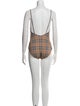 Burberry Plaid Print One-Piece