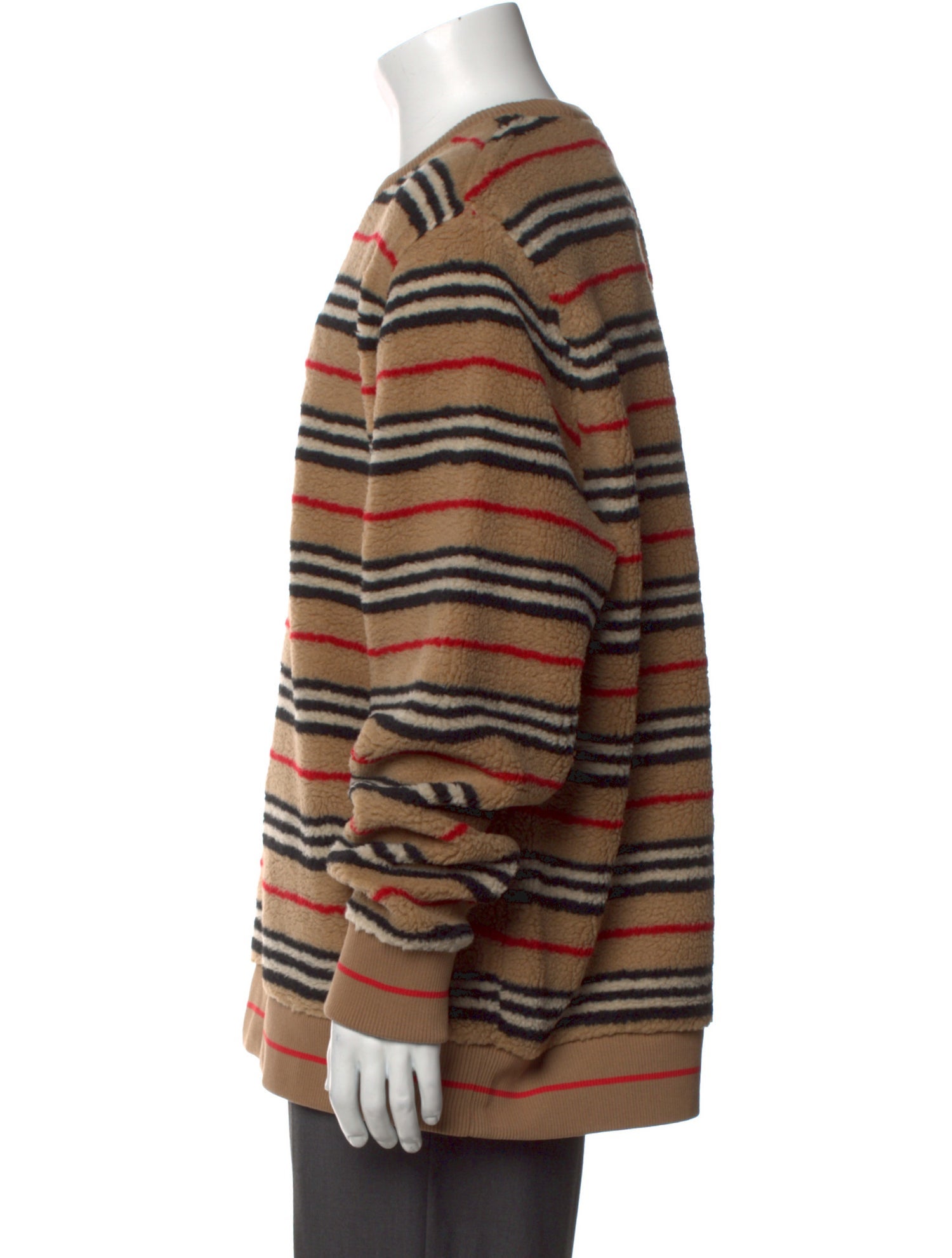 Burberry Striped Crew Neck Pullover w/ Tags