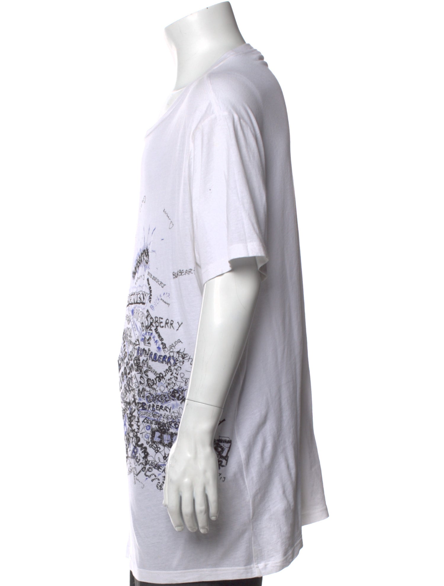 Burberry Graphic Print Scoop Neck T-Shirt