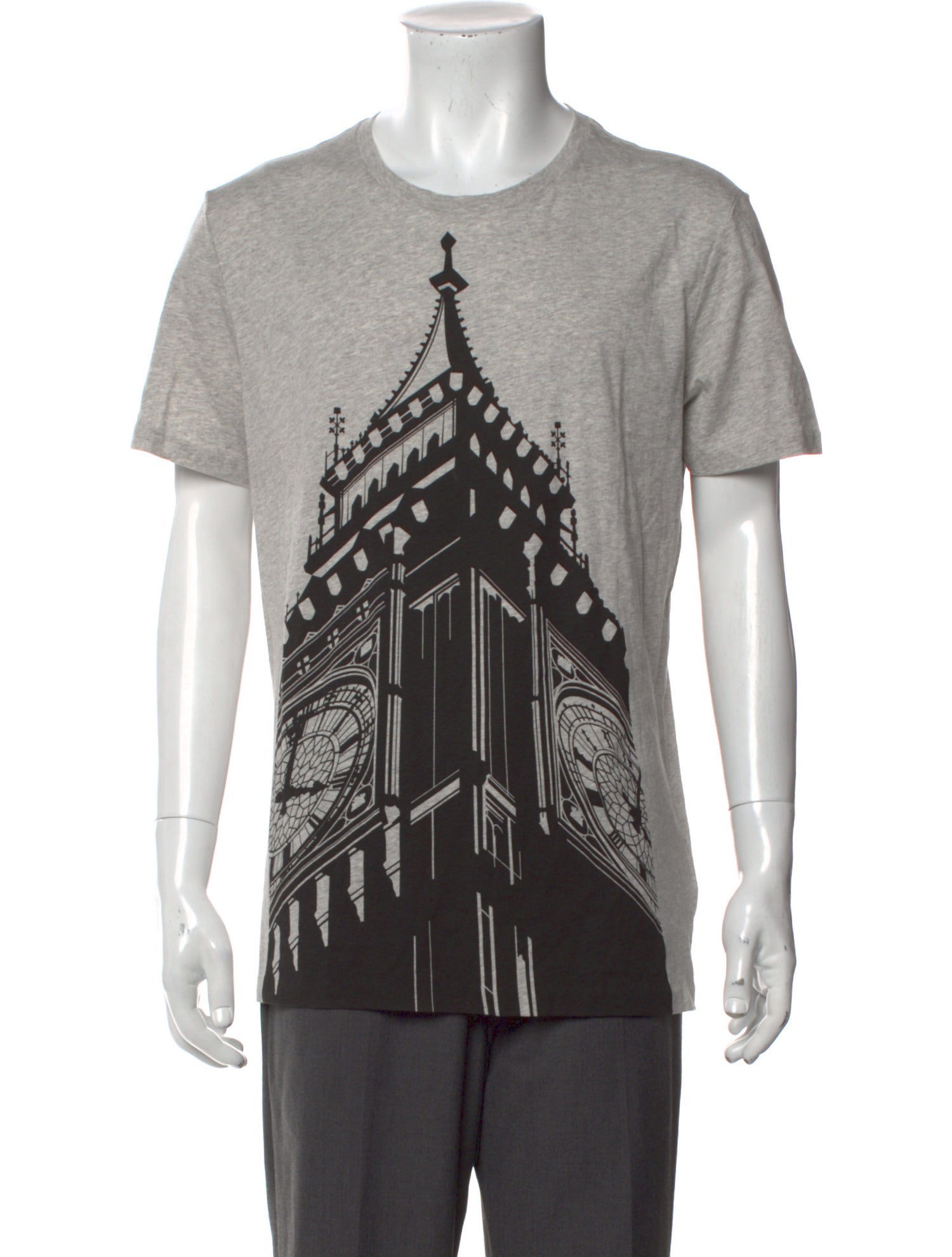Burberry Graphic Print Scoop Neck T-Shirt w/ Tags