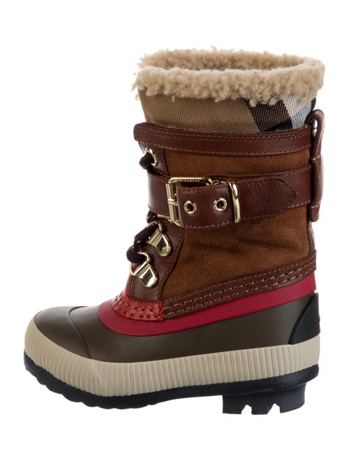 Burberry High Top Flat Boots