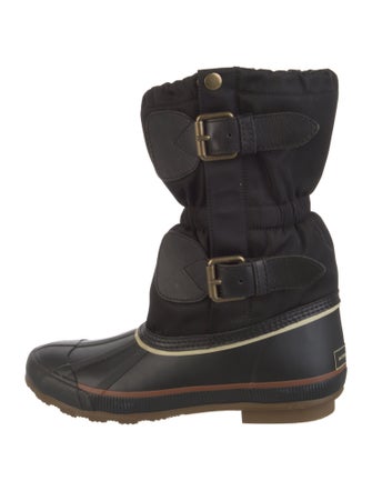 Burberry Nylon Moto Boots