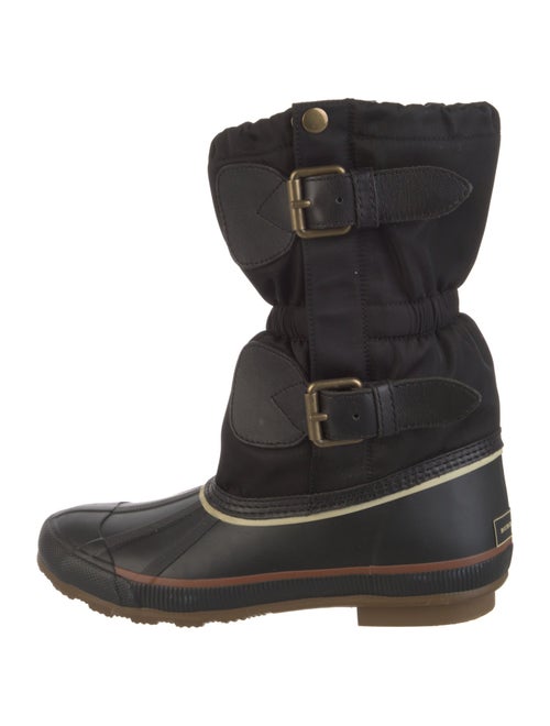 Burberry Nylon Moto Boots