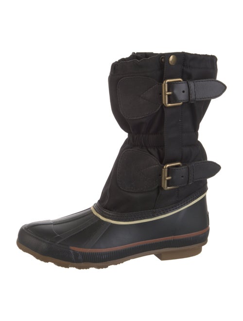 Burberry Nylon Moto Boots