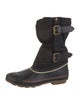 Burberry Nylon Moto Boots