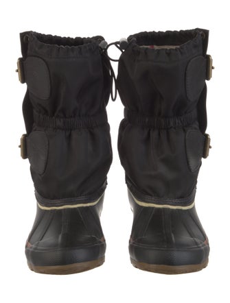 Burberry Nylon Moto Boots