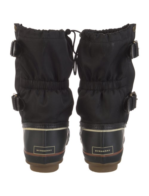 Burberry Nylon Moto Boots