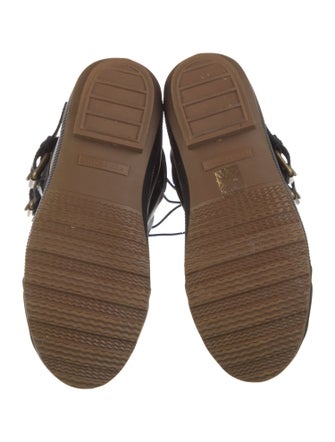 Burberry Nylon Moto Boots