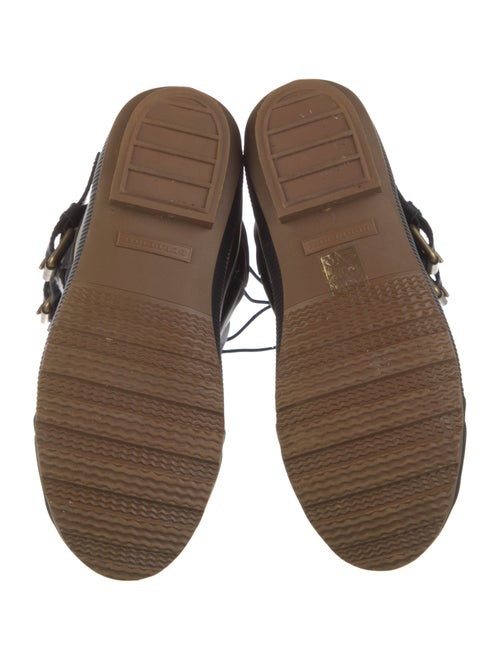 Burberry Nylon Moto Boots