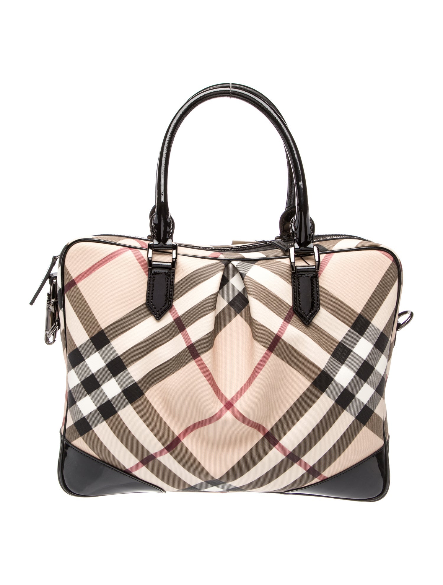 Burberry Super Nova Check Shoulder Bag w/ Tags