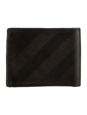 Burberry Nova Check Bifold Printed Wallet