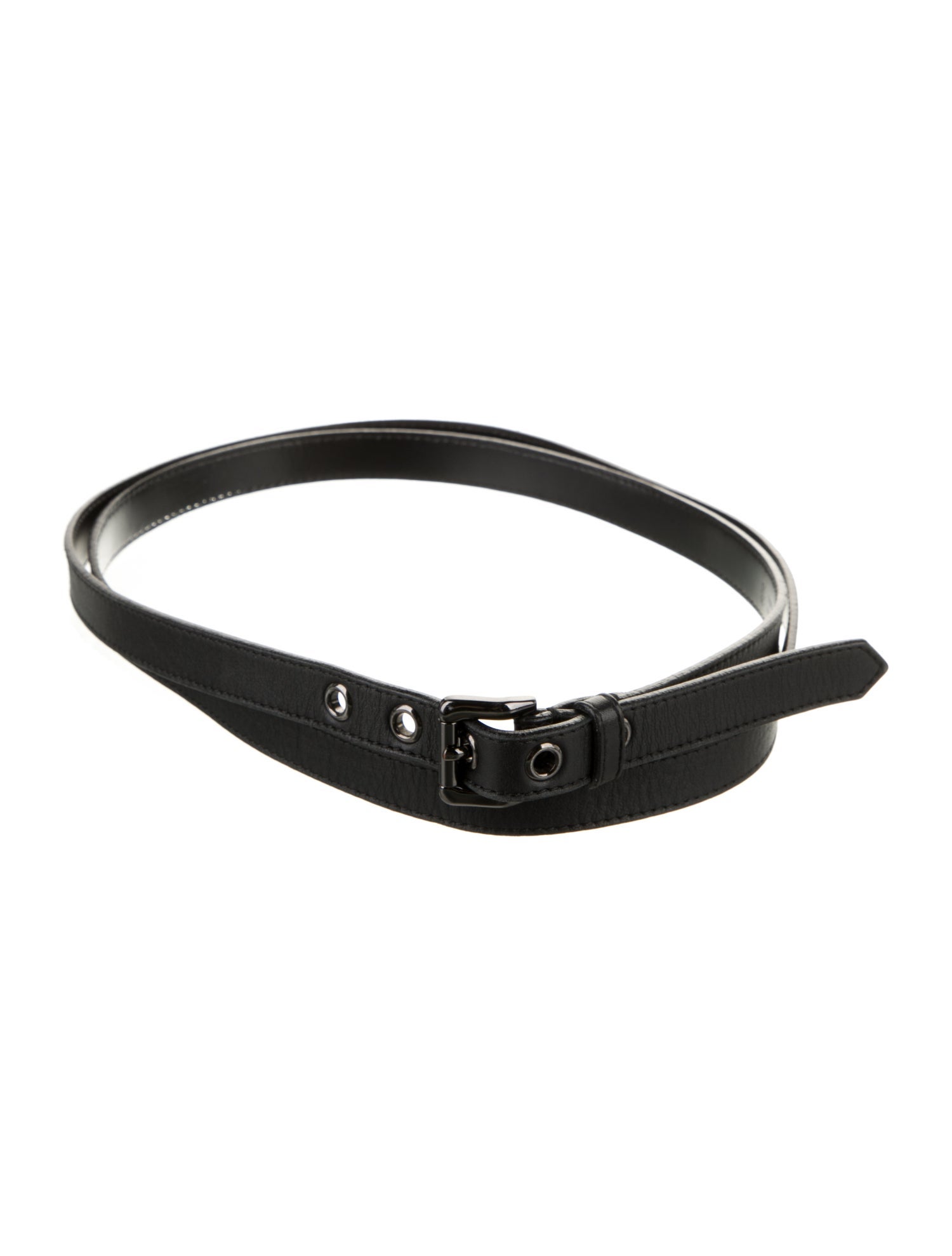 Burberry Skinny Leather Belt