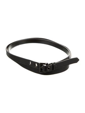 Burberry Skinny Leather Belt