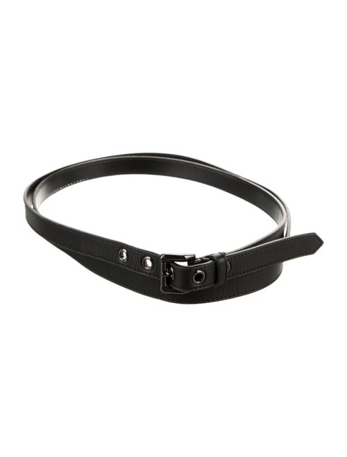 Burberry Skinny Leather Belt