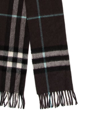 Burberry Cashmere Striped Scarf
