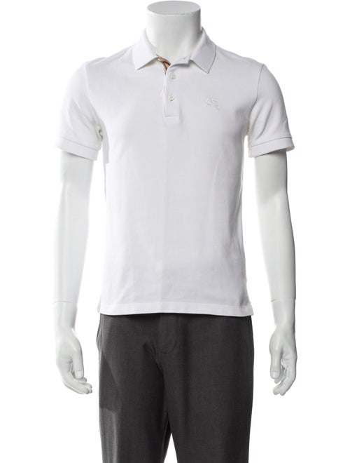 Burberry TB Monogram Crew Neck Polo Shirt