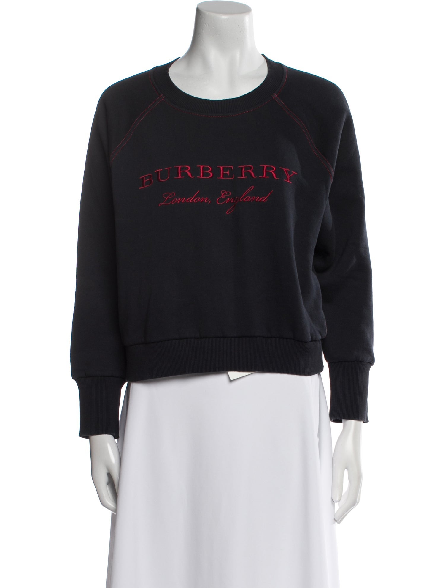 Burberry Graphic Print Crew Neck Sweatshirt