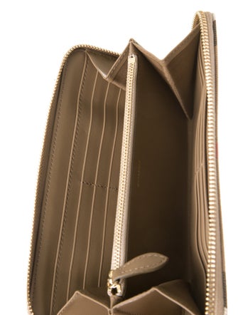 Burberry House Check Pattern Canvas Continental Wallet