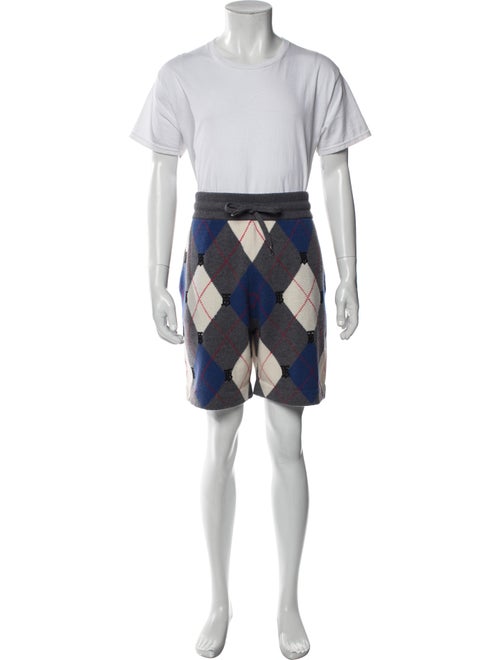 Burberry Wool Plaid Print Lounge Set