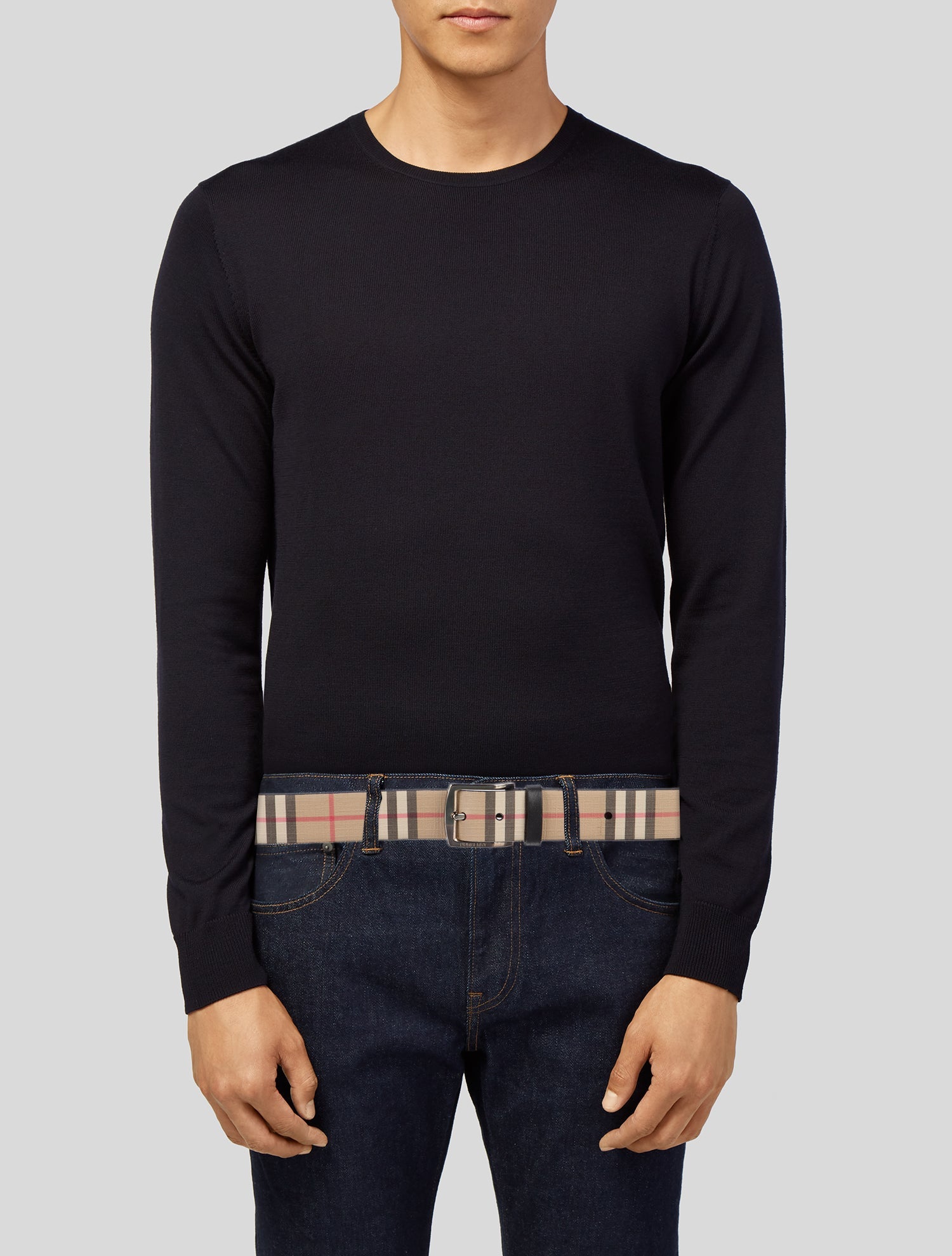 Burberry Nova Check Pattern Belt