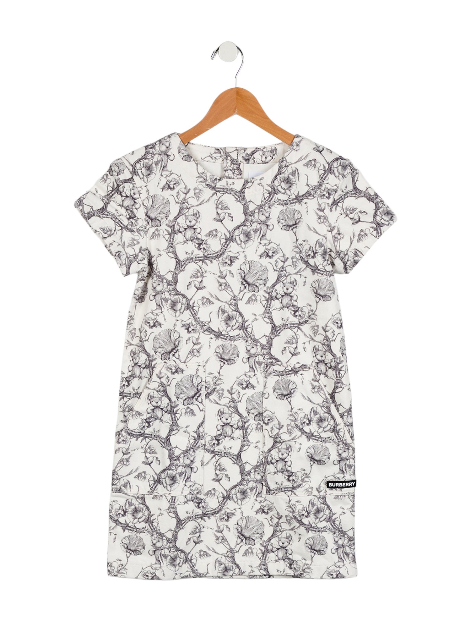 Burberry Girls' Printed Short Sleeve Dress w/Tags