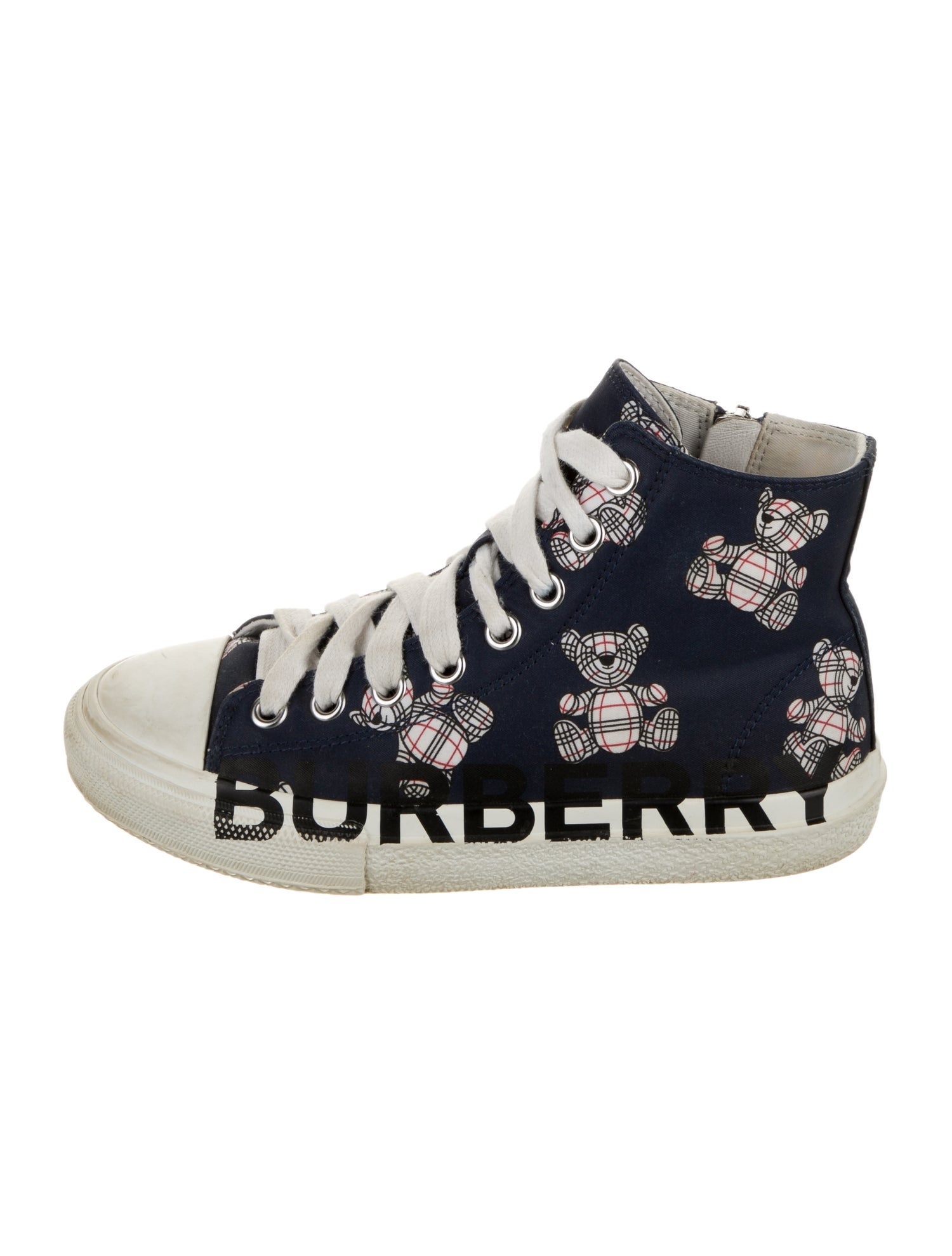 Burberry Girls' Thomas Bear Print High Top Sneakers