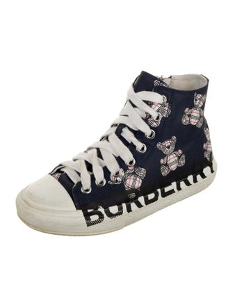 Burberry Girls' Thomas Bear Print High Top Sneakers