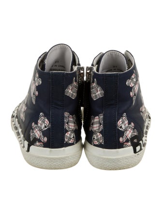 Burberry Girls' Thomas Bear Print High Top Sneakers