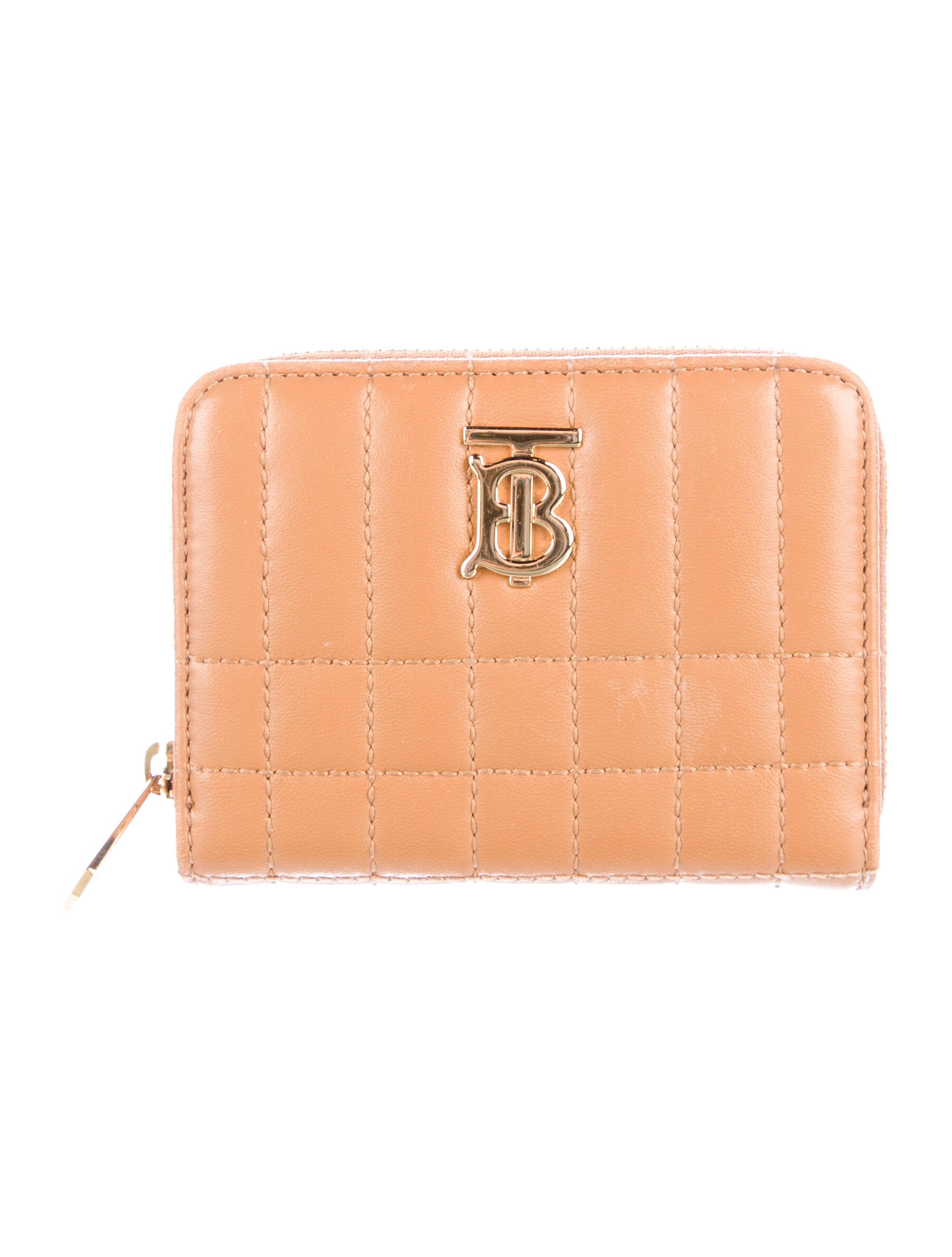Burberry TB Monogram Leather Compact Wallet