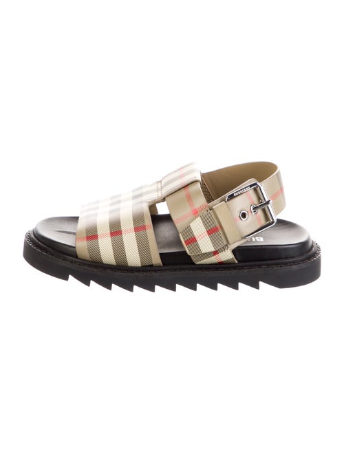 Burberry Girls' Check Print Sandals