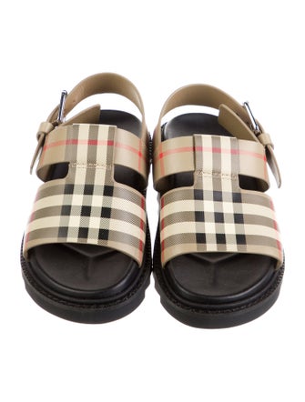 Burberry Girls' Check Print Sandals