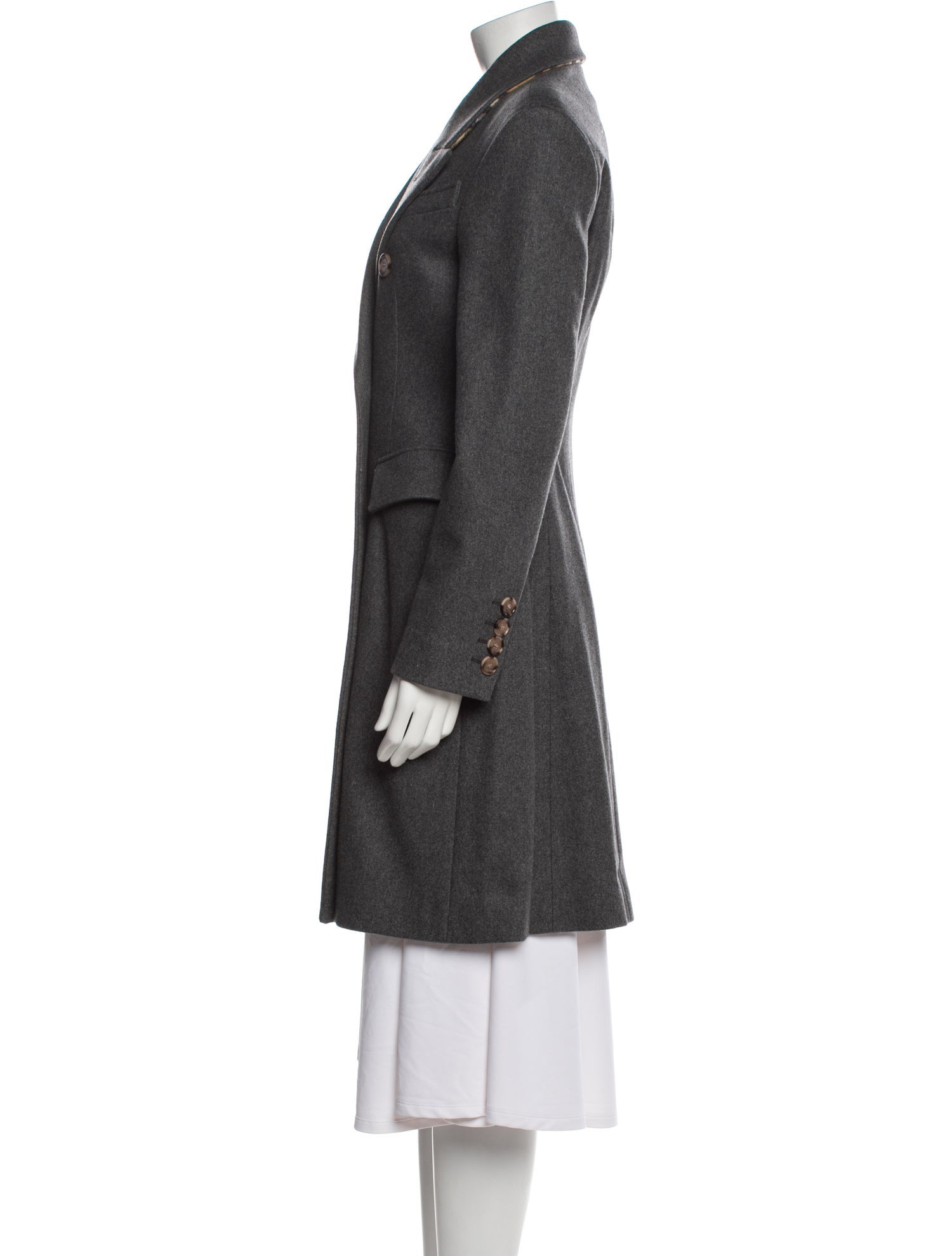 Burberry Virgin Wool Peacoat