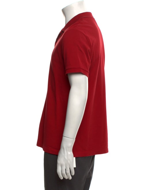 Burberry House Check Pattern Crew Neck Polo Shirt