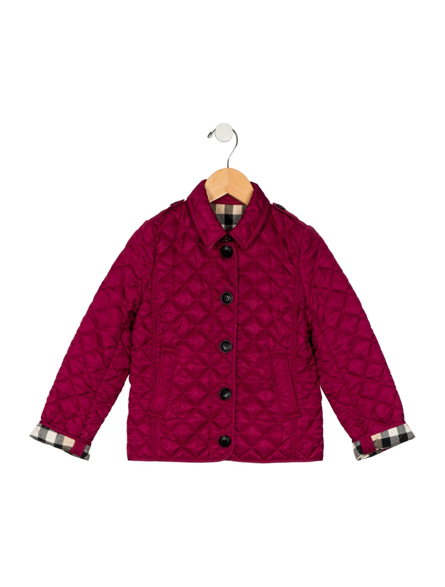 Burberry Girls' Quilted Casual Jacket