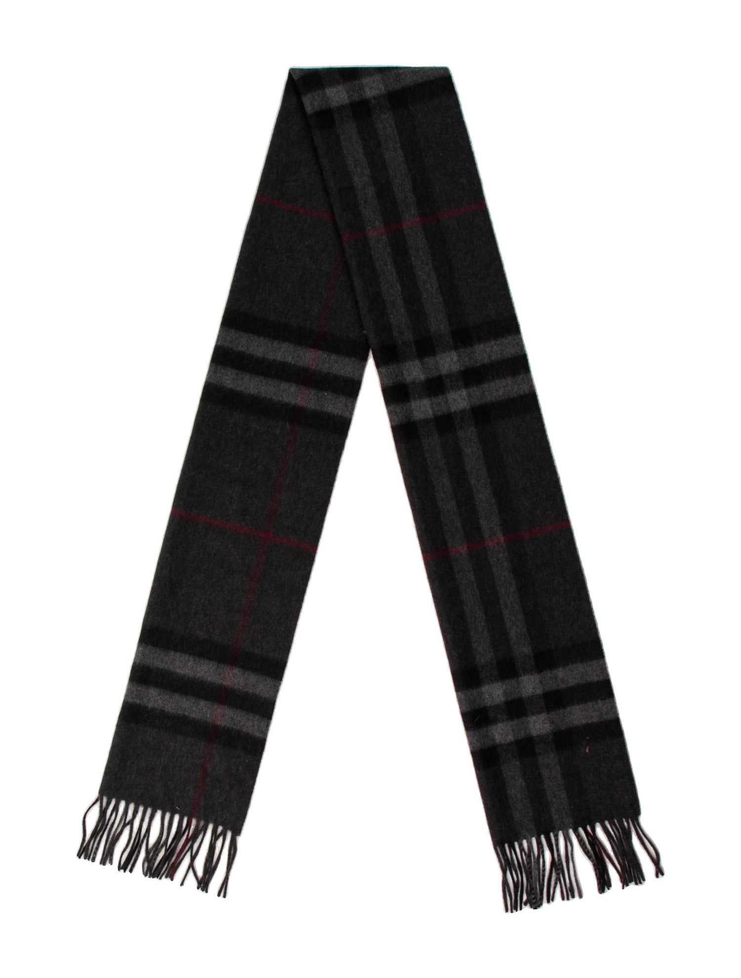 Burberry Cashmere Nova Check Pattern Scarf w/ Tags