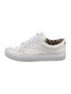 Burberry House Check Pattern Leather Sneakers